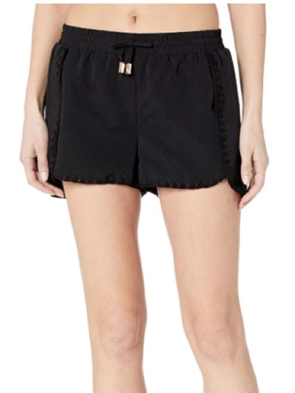 Cabana Life Black Drawstring Shorts
